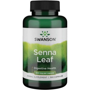 Senna Leaf 500 мг 100 капсули | Swanson