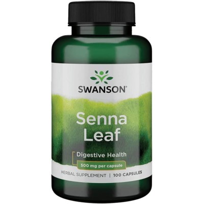 Senna Leaf 500 мг 100 капсули | Swanson Естествен лаксатив и имуностимулант За здравето на Вашите черва Притежава слабително свойствo, стимулиращо редовното изхождане Предотвратява състояния на запек Ср Senna Leaf 500 мг 100 капсули | Swanson Естествен ла
