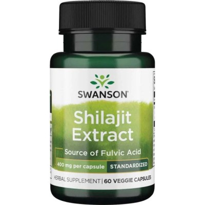 Shilajit Extract 400 мг 60 веге капсули | Swanson Shilajit Extract 400 мг 60 веге капсули | Swanson