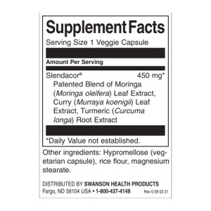 Slimming Thermogenic Complex 450 мг 60 веге капсули | Swanson