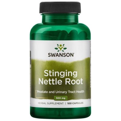 Stinging Nettle Root 500 мг 100 капсули | Swanson Подпомага здравето на простатата Подобрява функцията на дихателните органи Увеличава нивото на тостестерона Има антибактериални, антивирусни, противовъзпал Stinging Nettle Root 500 мг 100 капсули | Swanson