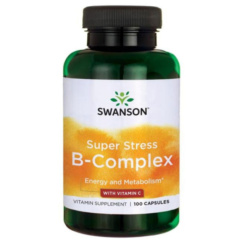 Super Stress B Complex 100 капсули | Swanson