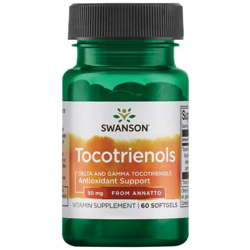 Tocotrienols (From Annatto) 50 мг 60 дражета | Swanson