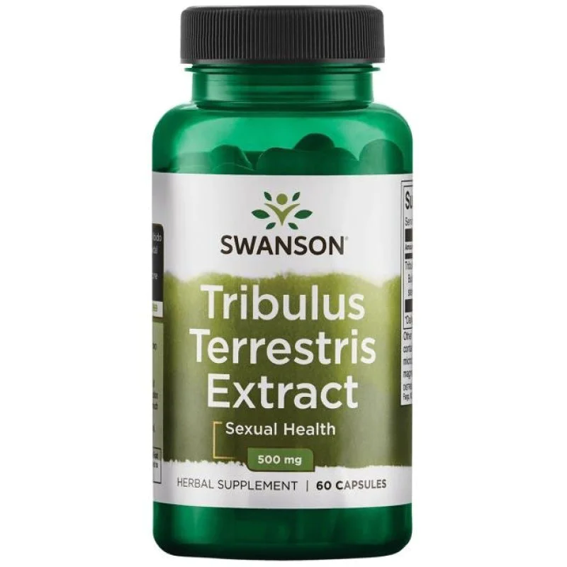 Tribulus Terrestris Extract 500 мг 60 капсули | Swanson Може да регулира кръвната захар Повишава производството на тестостерон Помага при хипертония Намалява възпалението Екстракт от бабини зъби 500 мг Tribulus Terrestris Extract 500 мг 60 капсули | Swans