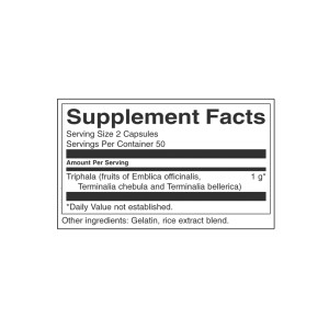 Triphala 500 мг 100 капсули | Swanson