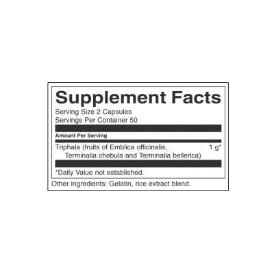 Triphala 500 мг 100 капсули | Swanson
