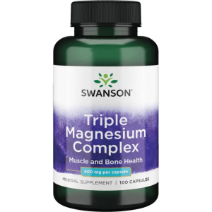 Triple Magnesium Complex 400 мг 100 капсули | Swanson