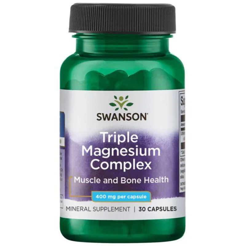 Triple Magnesium Complex 400 мг 30 капсули | Swanson