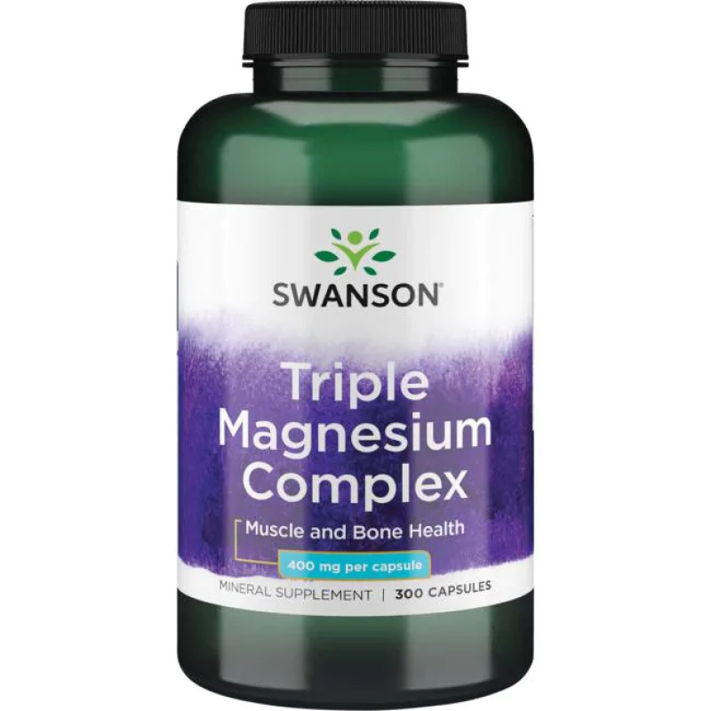 Triple Magnesium Complex 400 мг 300 капсули | Swanson