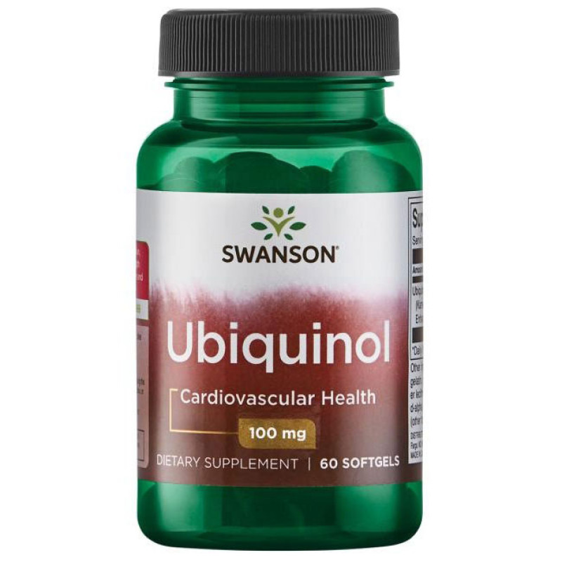 Ubiquinol 100 мг 60 гел-капсули | Swanson