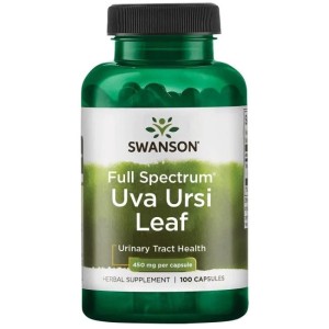 Uva Ursi Leaf 450 100 капсули | Swanson Uva Ursi Leaf 450 100 капсули | Swanson