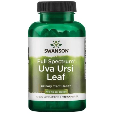 Uva Ursi Leaf 450 100 капсули | Swanson Още известен като Мечо грозде Подкрепя здравето на сърдечно-съдовата система Грижи се за здравето на бъбреците и пикочните пътища Подобрява състоянието при цистит и Uva Ursi Leaf 450 100 капсули | Swanson Още извест