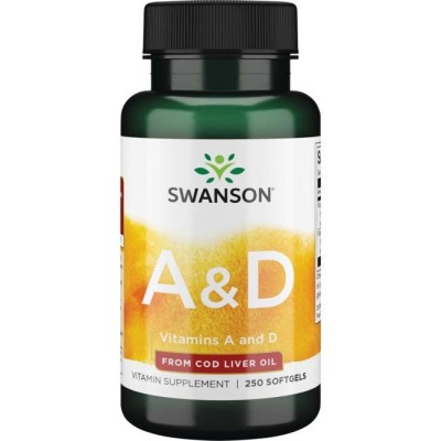 Vitamin A & D 250 Дражета | Swanson