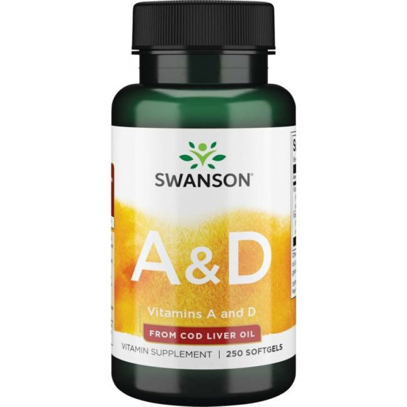 Vitamin A & D 250 Дражета | Swanson