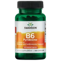Vitamin B6 Pyridoxine 100 мг 100 капсули | Swanson