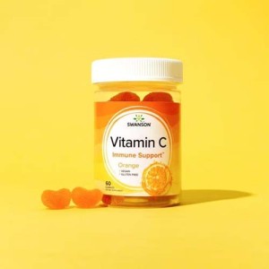 Vitamin C Immune Support 60 дъвчащи таблетки портокал | Swanson
