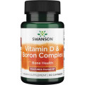 Vitamin D & Boron 60 Капсули | Swanson