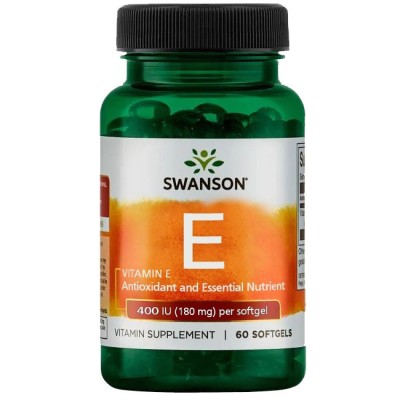 Vitamin E 400 IU 60 гел-капсули | Swanson