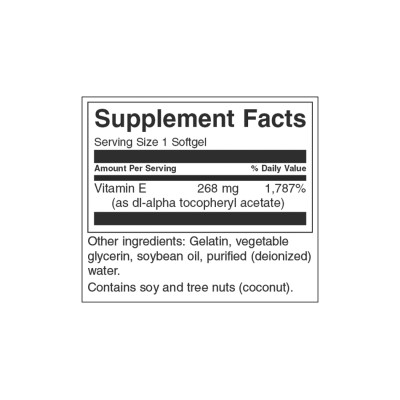 Vitamin E 400 IU 60 гел-капсули | Swanson