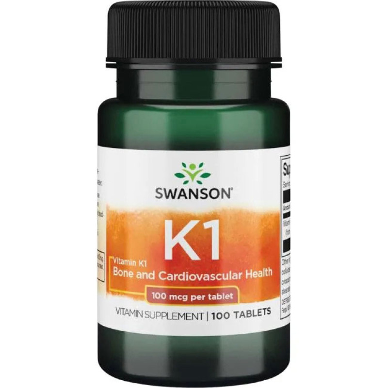 Vitamin K-1 100 мкг 100 таблетки | Swanson