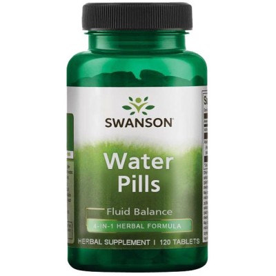 Water Pills 4-in1 Herbal Formula 120 таблетки | Swanson Създава усещане за лекота Помага за регулиране на хормонални процеси в организма Регулира нивата на вода в тялото За детоксикация и изхвърляне на вре Water Pills 4-in1 Herbal Formula 120 таблетки | S