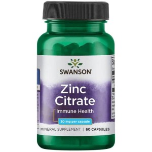 Zinc (Citrate) 30 мг 60 капсули | Swanson