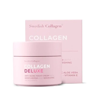 Collagen Deluxe Anti Aging Night Cream 50 мл | Swedish Collagen