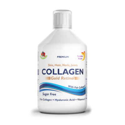 Fish Collagen 12500 мг Gold Retinol 500 мл | Swedish Nutra