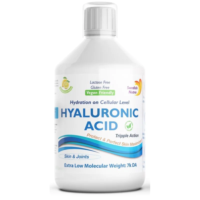 Hyaluronic Acid 100 мг 500 мл | Swedish Nutra Hyaluronic Acid 100 мг 500 мл | Swedish Nutra