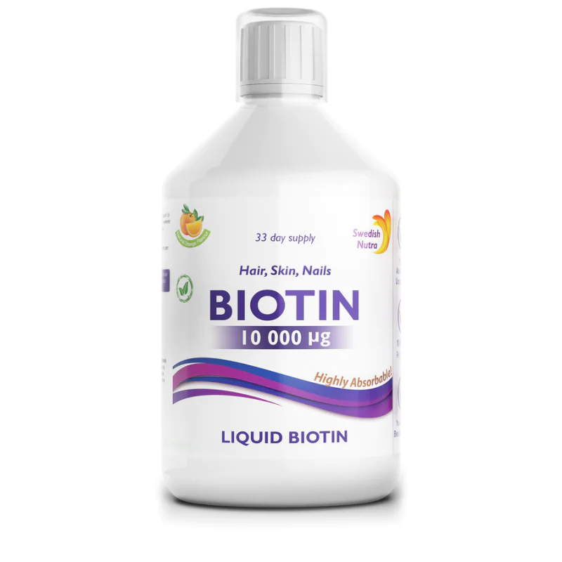 Biotin 10 000 мкг 500 мл | Swedish Nutra