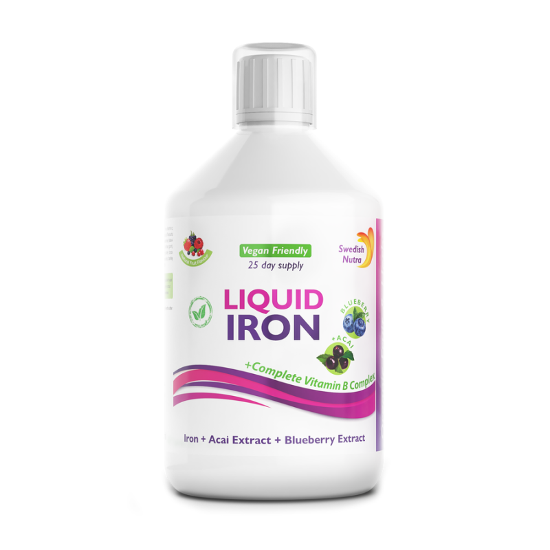 Liquid Iron + B-Complex 500 мл | Swedish Nutra