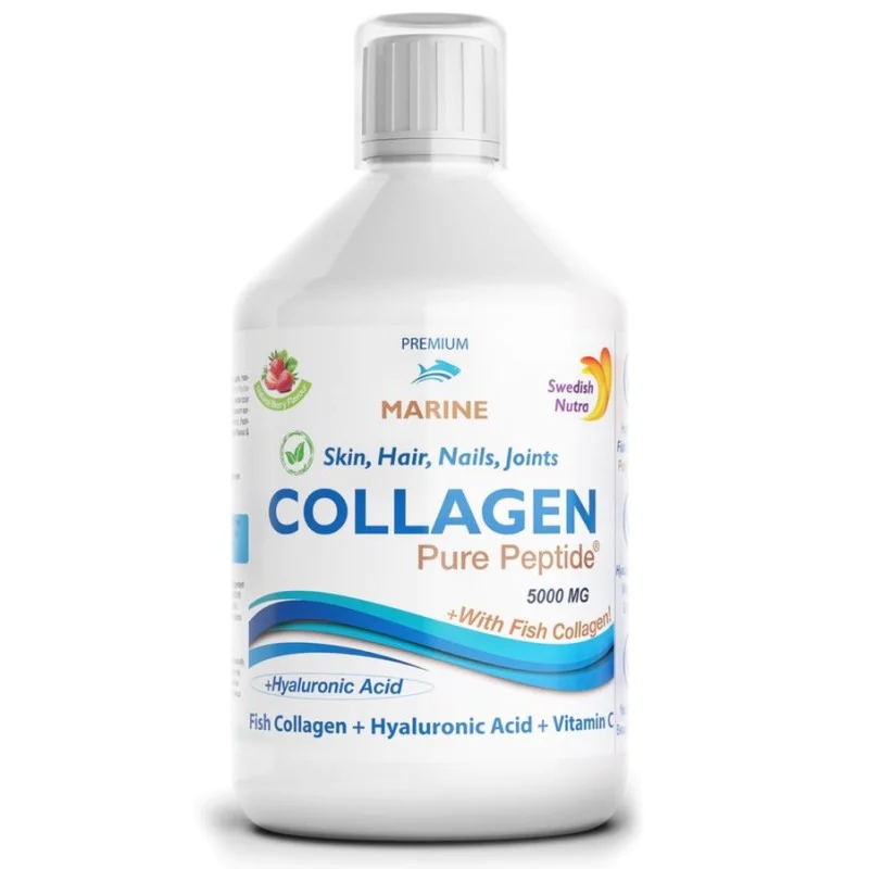 Marine Collagen Pure Peptide 5000 мг 500 мл | Swedish Nutra Marine Collagen Pure Peptide 5000 мг 500 мл | Swedish Nutra