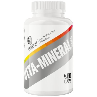 100% Vita Mineral / All in One a Day Formula - 60 капсули | SWEDISH Supplements