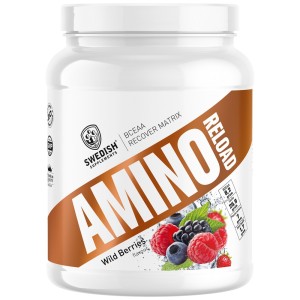 Amino Reload | BCEAA Recover Matrix - Горски плодове 1000 г | SWEDISH Supplements