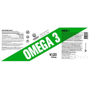 Be Smart - Omega 3 - 120 Гел капсули | SWEDISH Supplements
