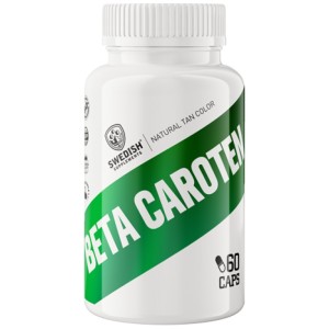 Beta Carotene Natural 25000 IU - 60 капсули | SWEDISH Supplements