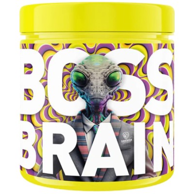 Boss Brain | Nootropic with Bacopa, Rhodiola & Lion's Mane - Мохито 225 г | SWEDISH Supplements