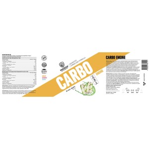 Carbo Engine - Портокал 1000 г | SWEDISH Supplements
