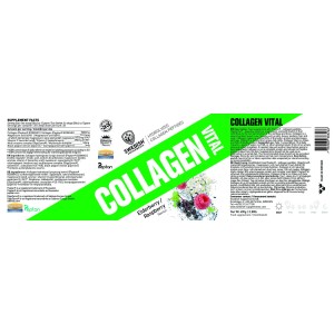 Collagen Vital / Hydrolyzed Peptides - Бъз и малина 400 г | SWEDISH Supplements