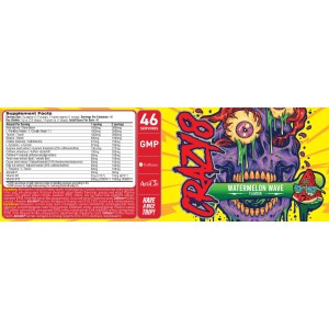 Crazy 8 | Extreme 8 Stimulant Source Pre-Workout - Mango Madness 325 г | SWEDISH Supplements