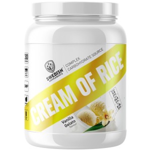 Cream of Rice | Complex Carbohydrate Source - Ванилов сладолед 1000 г | SWEDISH Supplements