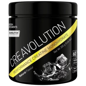 Creavolution™ | Performance Ultra Micronized Creatine Monohydrate 200 Mesh - Неовкусен 300 г | SWEDISH Supplements