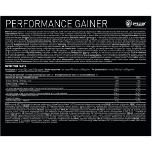 Gainer | Performance Rebuild - Шоколадово брауни 2500 г | SWEDISH Supplements Gainer | Performance Rebuild - Шоколадово брауни 2500 г | SWEDISH Supplements