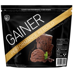 Gainer | Performance Rebuild - Шоколадово брауни 2500 г | SWEDISH Supplements Gainer | Performance Rebuild - Шоколадово брауни 2500 г | SWEDISH Supplements