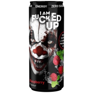 I am F#CKED UP JOKER | Energy Drink ~ Zero Sugar - Малина 330 мл | SWEDISH Supplements
