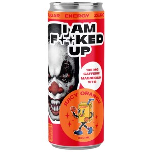 I am F#CKED UP JOKER | Energy Drink ~ Zero Sugar - Портокал 330 мл | SWEDISH Supplements