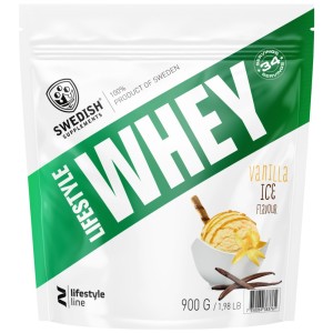 Lifestyle Whey - Ванилов сладолед 900 г | SWEDISH Supplements