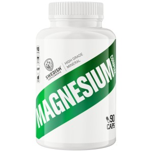 Magnesium Complex | 4 Types Matrix ~ Citrate, Oxide, Gluconate, Bisglycinate - 90 капсули | SWEDISH Supplements Magnesium Complex | 4 Types Matrix ~ Citrate, Oxide, Gluconate, Bisglycinate - 90 капсули | SWEDISH Supplements