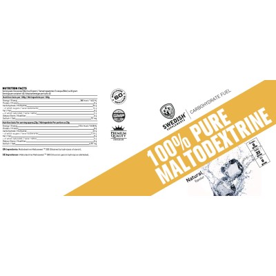 Maltodextrin / 100% Pure - 3000 г | SWEDISH Supplements