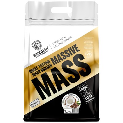 Massive Mass Gainer - Шоколад с кокос 3500 г | SWEDISH Supplements